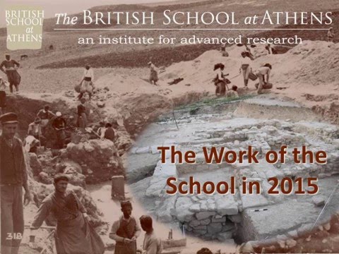 John Bennet, "The Work of the British School at Athens in 2015"
