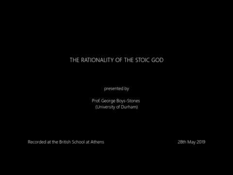 George Boys-Stones, “The Rationality of the Stoic God”