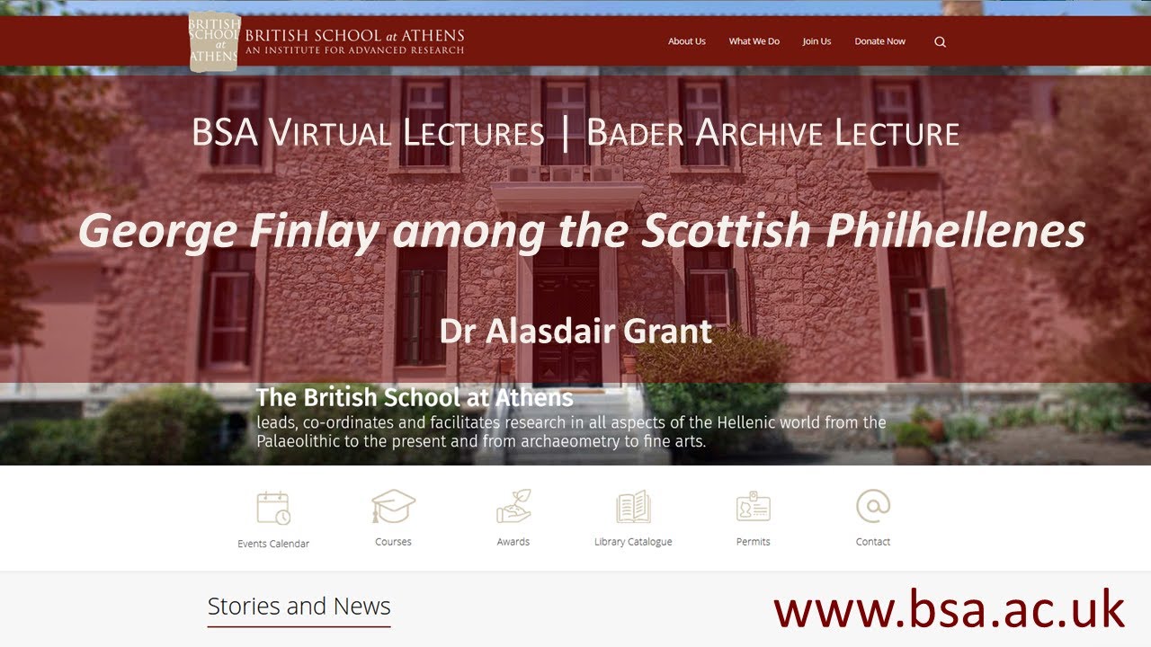 Alasdair Grant, “George Finlay among the Scottish Philhellenes”