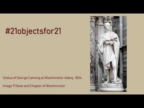Statue of George Canning at Westminster Abbey | presented by John Kittmer