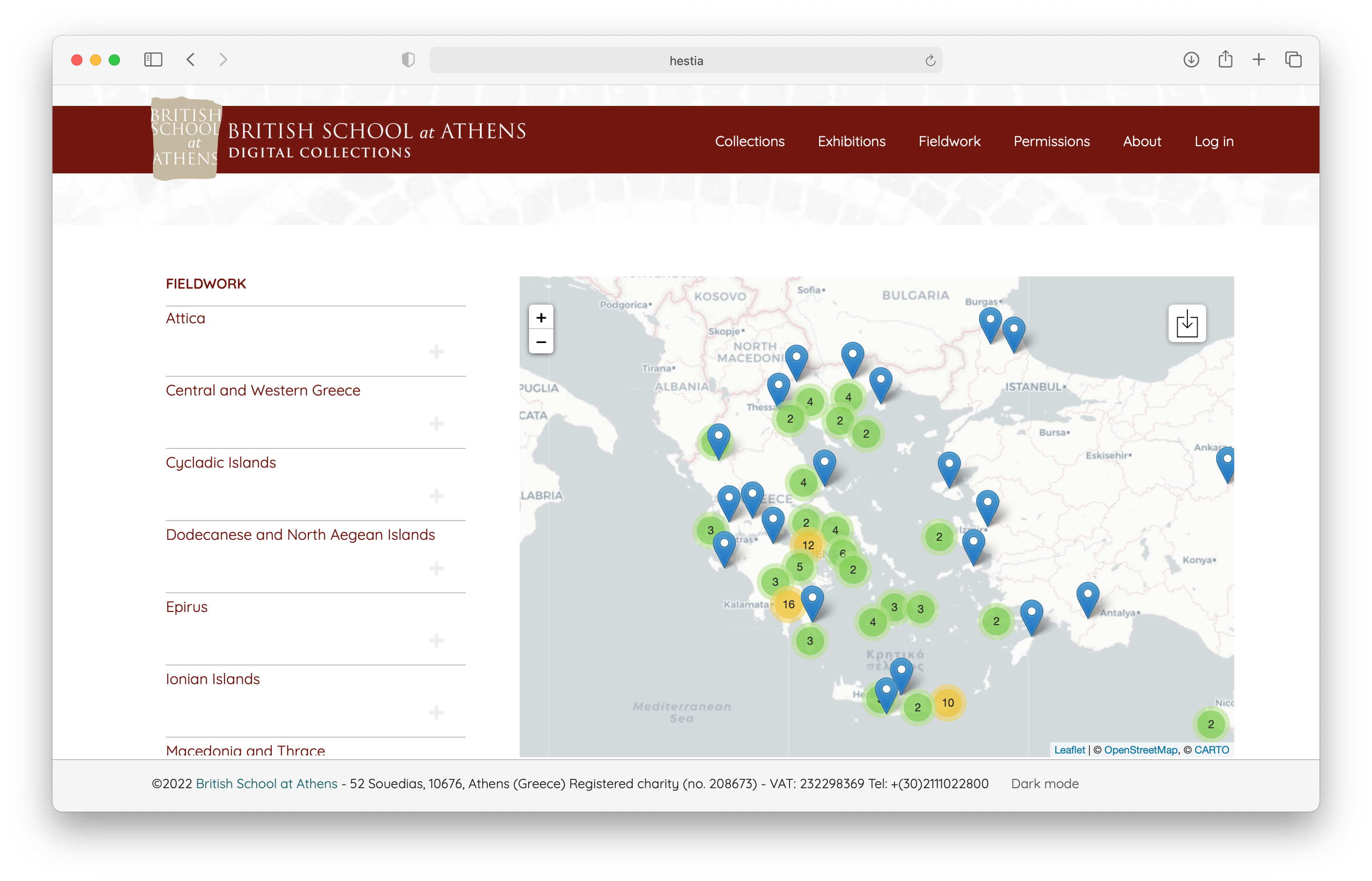 Interactive fieldwork database launches
