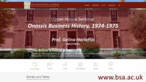 Prof. Gelina Harlaftis (IMS/FORTH), Onassis Business History, 1924-1975