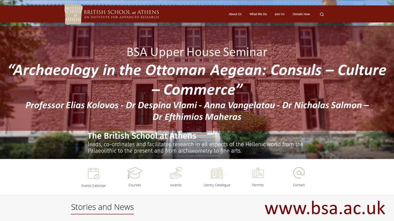 Archaeology in the Ottoman Aegean: Consuls – Culture – Commerce