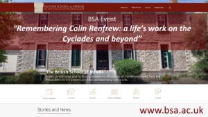 Remembering Colin Renfrew: a life’s work on the Cyclades and beyond