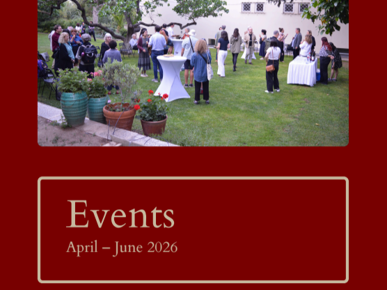 Events Brochure April – June 2026
