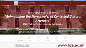 Abbie Vickress (University of the Arts London), “Reimagining the Narrative(s) of Contested Cultural Artefacts”